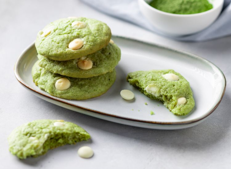 Recette Cookies au matcha et chocolat blanc